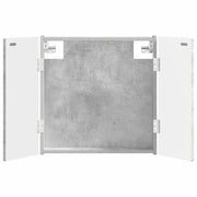 Armadio per Dartboard DELFT Grigio Cemento Legno ingegnerizzato 897108