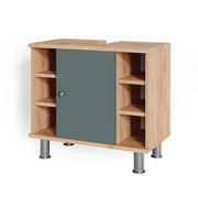 Vicco Mobile sottolavabo per bagno Quercia verde/oro 60 x 54 cm