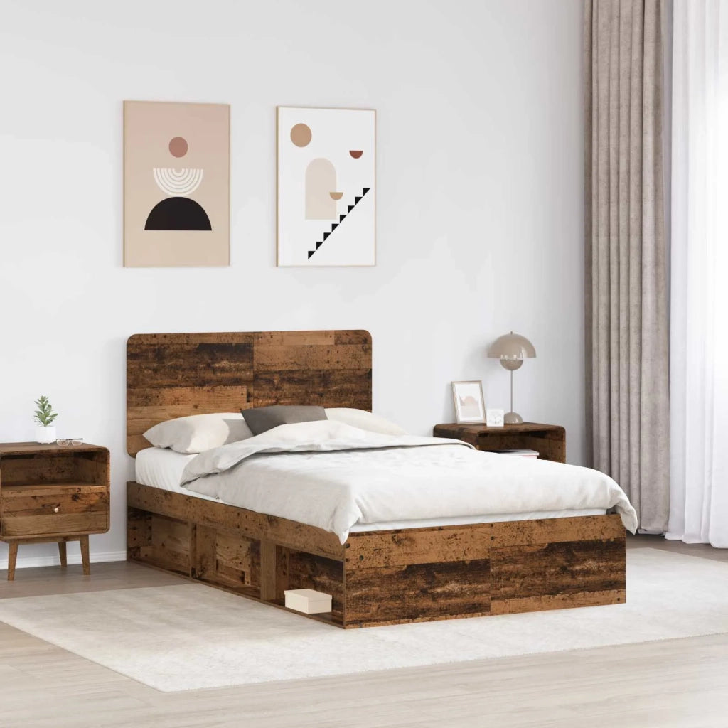 Struttura del letto Legno vecchio 120 x 200 cm Pino massello 3412513