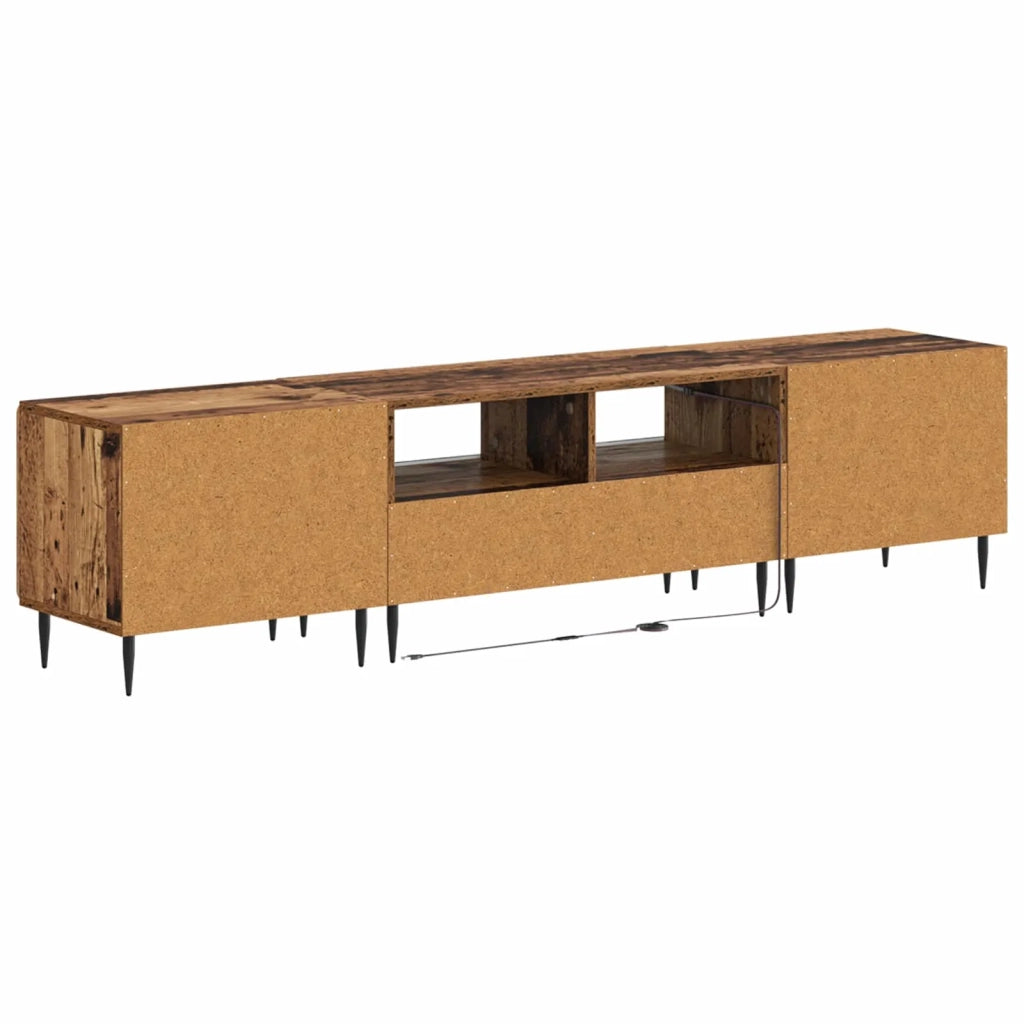 Mobile TV LED a 5 pezzi Legno antico Legno ingegnerizzato 3416526