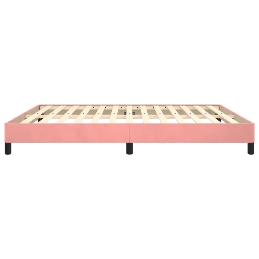 Giroletto-Struttura Letto Rosa 180x200 cm in Velluto 881962