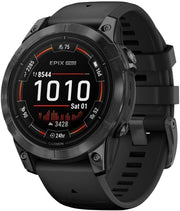 Garmin epix Pro Gen 2 51mm, Smartwatch, Display AMOLED 1,4", Touchscreen, Torcia LED, Cardio 5th Gen, +30 Sport, GNSS multi-band, Mappe, Autonomia 31 giorni,Slate & Black