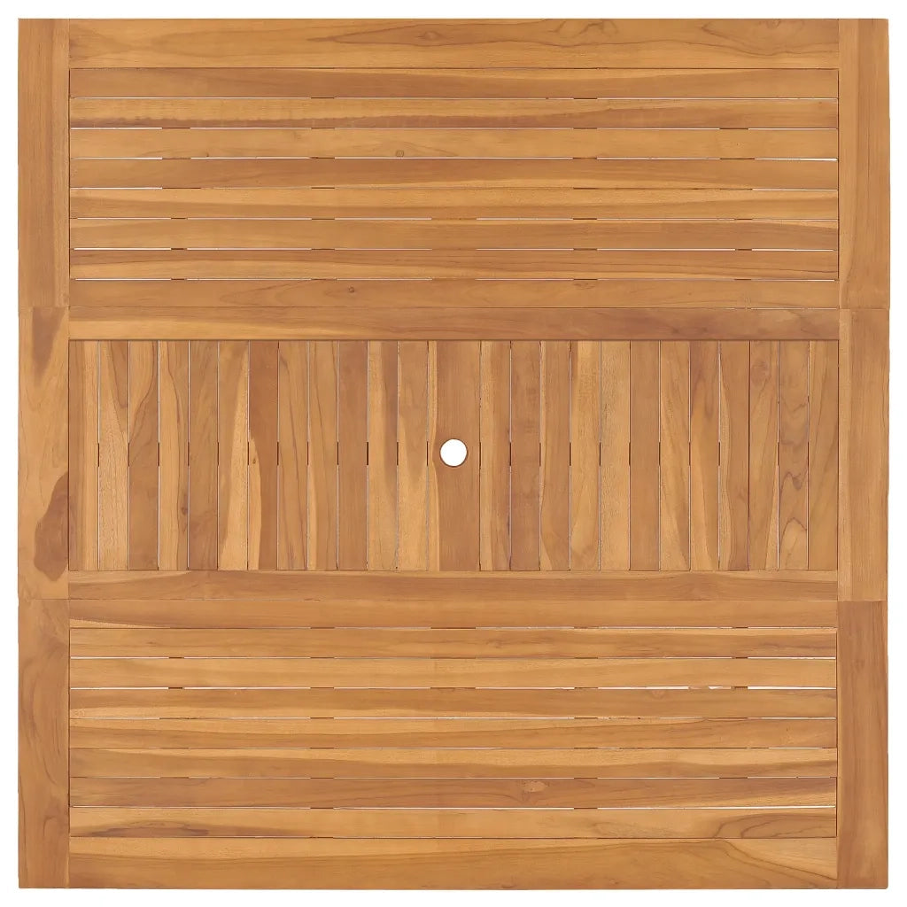 Tavolo da Giardino 150x150x76 cm in Legno Massello di Teak cod mxl 34239