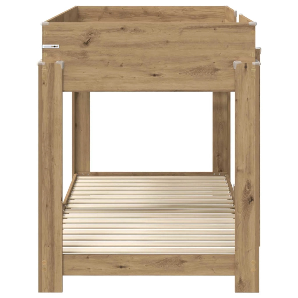 Letto a Castello per Bambini Rovere artigianale 90 x 200 cm