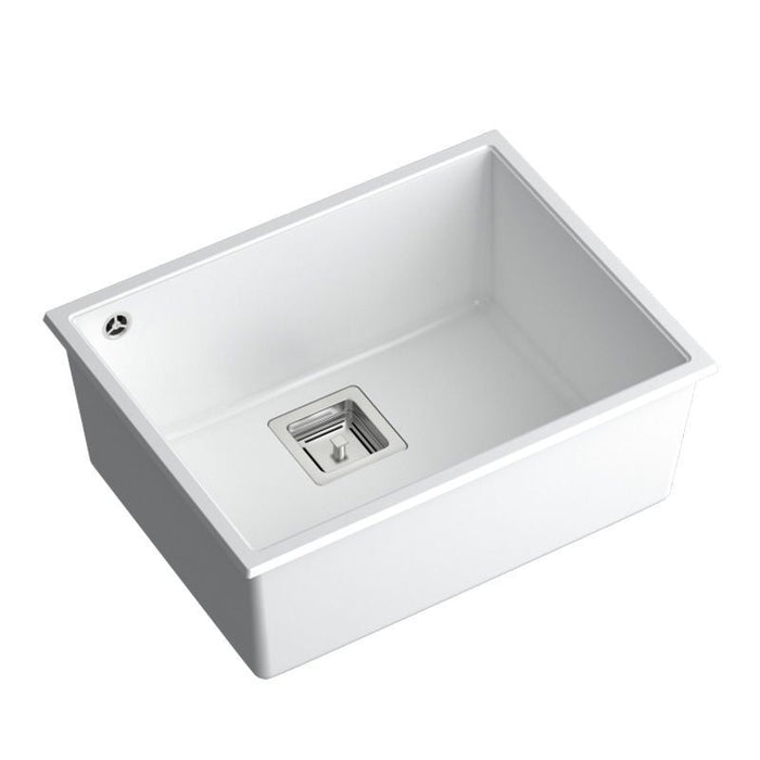 Lavello In Granito David 50 White Oro