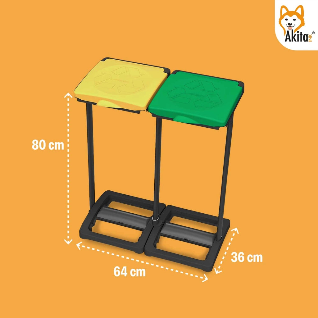 Portasacchi Differenziata 220L Akitaink Made in Italy