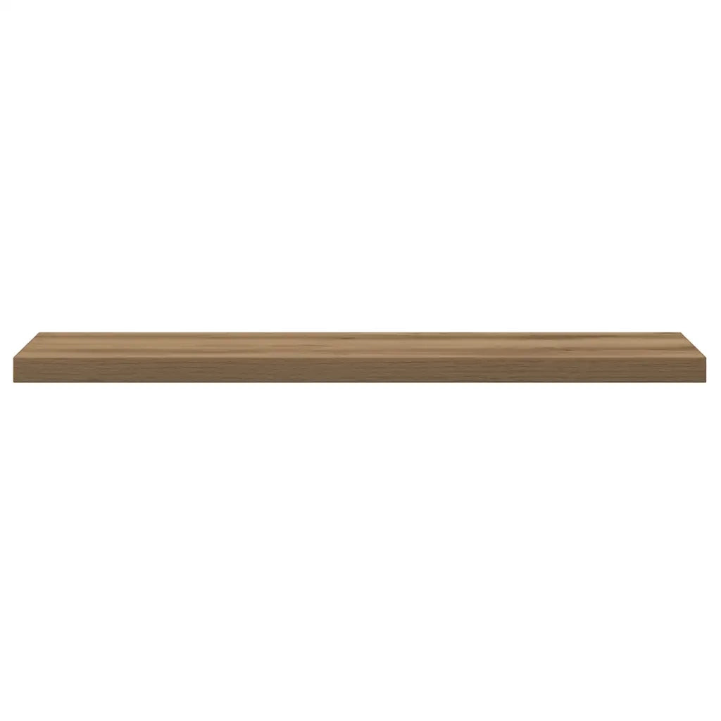 Mensole Parete 4pz Rovere Artigianale 40x20x1,5cm in Truciolato 856292