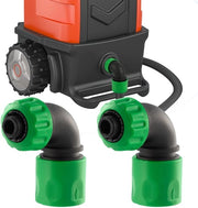 Manifold a doppio lato per tubi 1/2 pollice - connettore rapido - giunzione tubo per irrigazione - connettore per tubi - connettore per auto e carrozzeria - connettore ABS - connettore per tubi in plastica