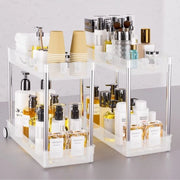 Organizzatore per cosmetici da appendere nella cabina armadio