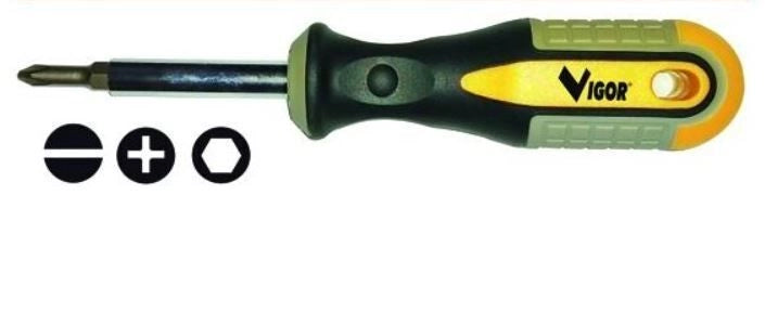 Vigor-Blinky Cacciaviti Multibits 6 Inserti Magnetic
