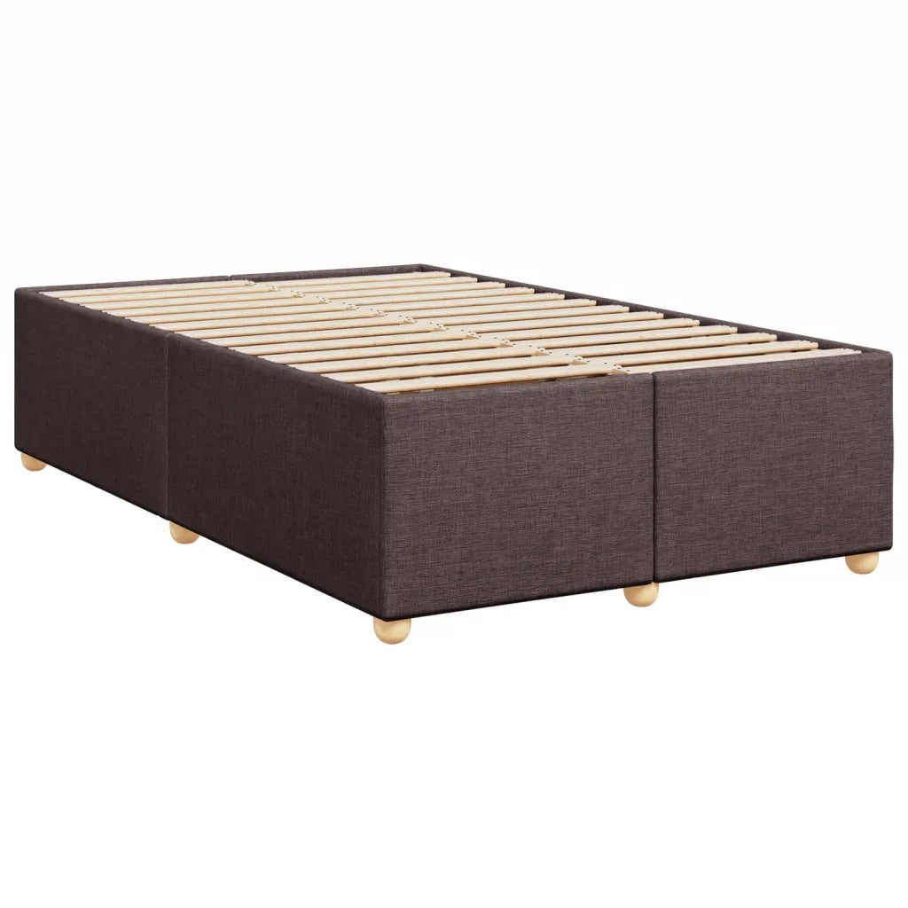 Giroletto senza Materasso-Struttura Letto Marrone Scuro 120x200 cm Tessuto 562622
