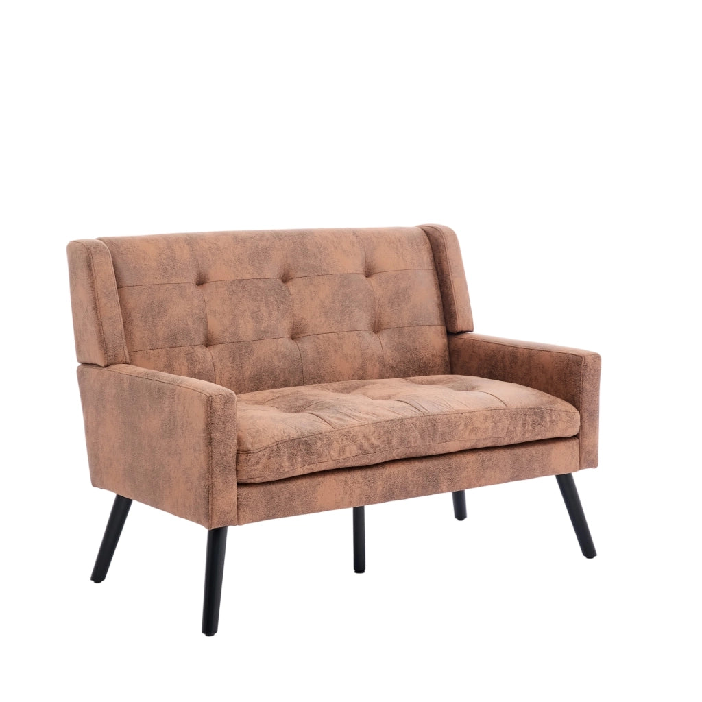 PANCA 2 POSTI 108.52x65.77x30.21 cm Coffee in tessuto rivestito
