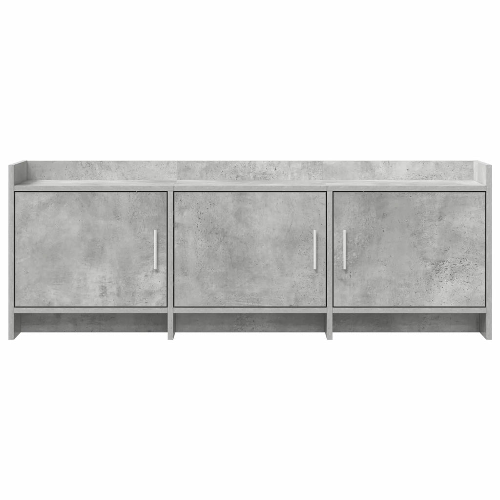 Mobile TV 130 x 33 x 47 cm Grigio Cemento Legno ingegnerizzato 8011198