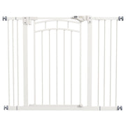 Cancello di Sicurezza per Scale e Animali ¨C zephmum ¨C Bianco 100x4x76 cm