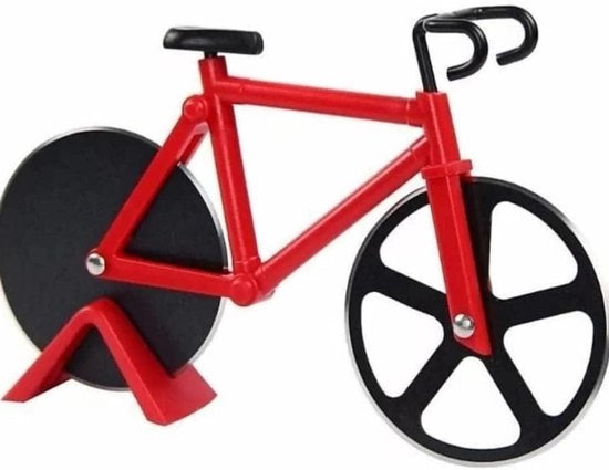 Pizzasnijder Professionale per Bicicletta in Acciaio Inossidabile per Ristoranti e Cucine