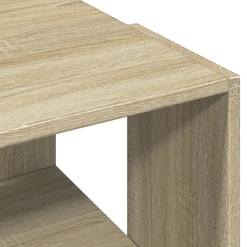 Tavolino Salotto-Tavolino da soggiorno-Tavolo Rovere Sonoma 89,5x48x30 cm Legno Multistrato