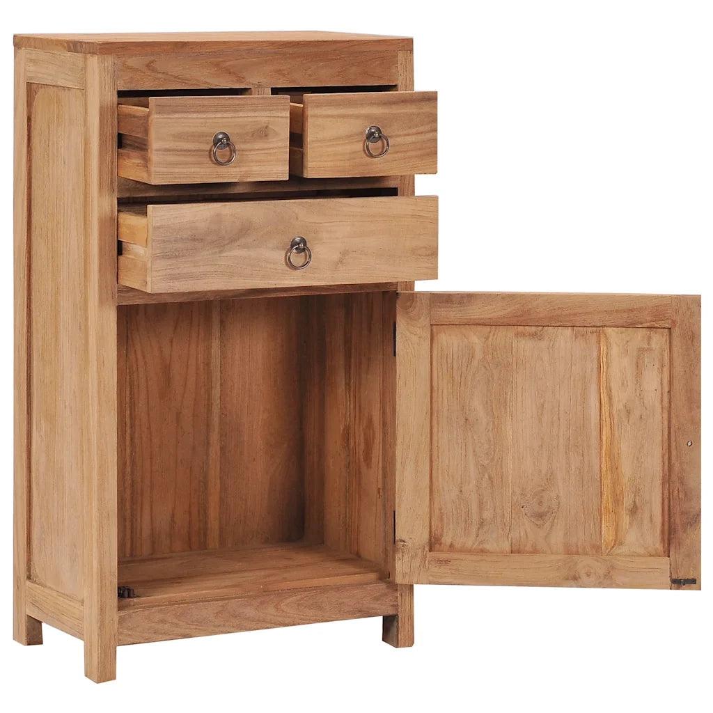 Credenza | Madia | Buffet da pranzo | Armadio da pranzo 50x30x90 cm in Legno Massello di Teak