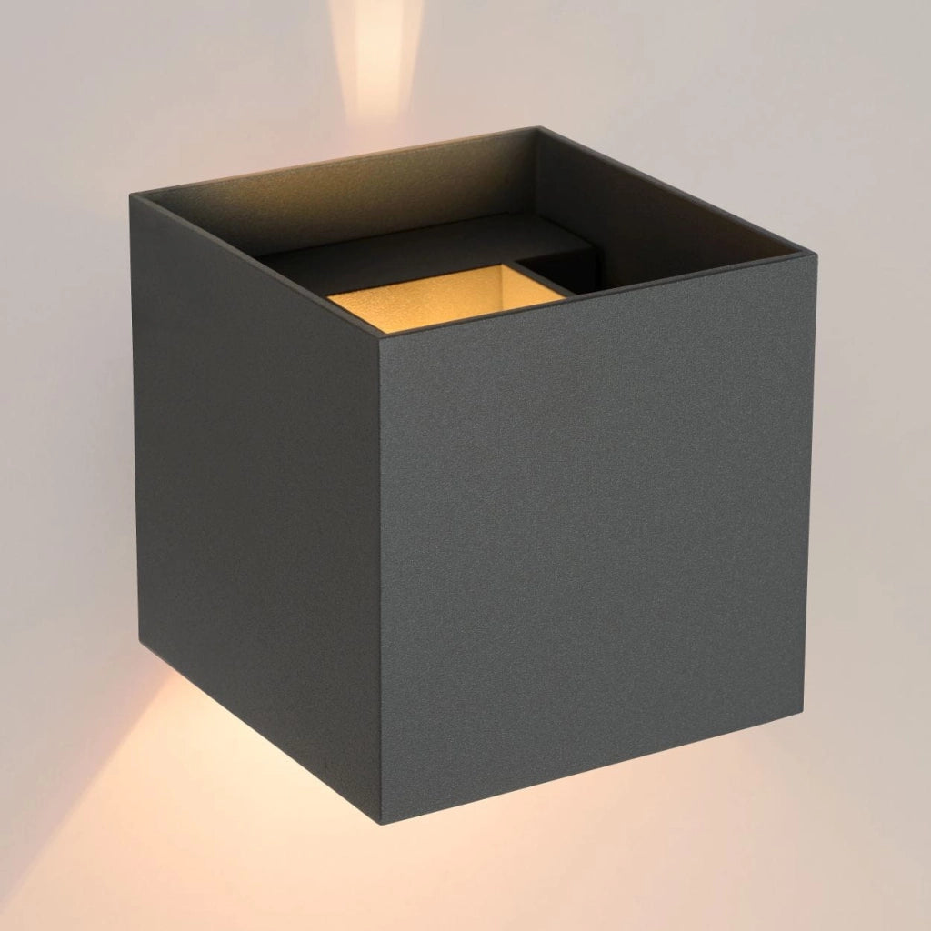 Applique Lucide XIO nera in alluminio G9 4W 2700K 380lm
