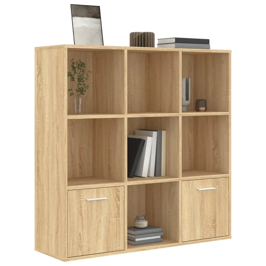 Libreria Rovere Sonoma 98x30x98 cm in Legno Multistrato 801119