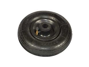 RUOTA PER CARRELLO PNEUMATICA MM.200 CON CUSCINETTO CERCHIO PLASTICA  ø mm.200x50 foro mm.20    ALTE