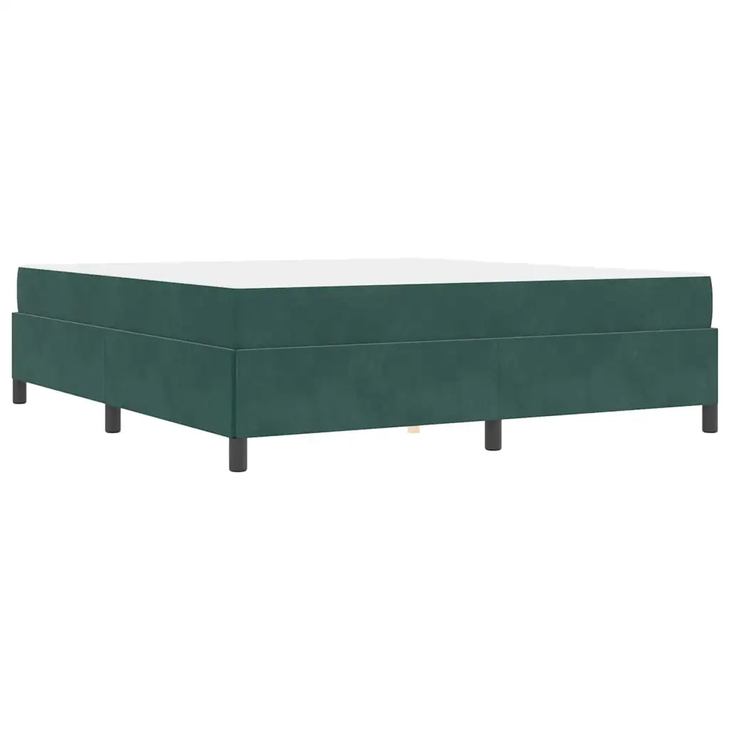 Struttura del letto Verde Scuro 180 x 200 cm Tessuto 3399081