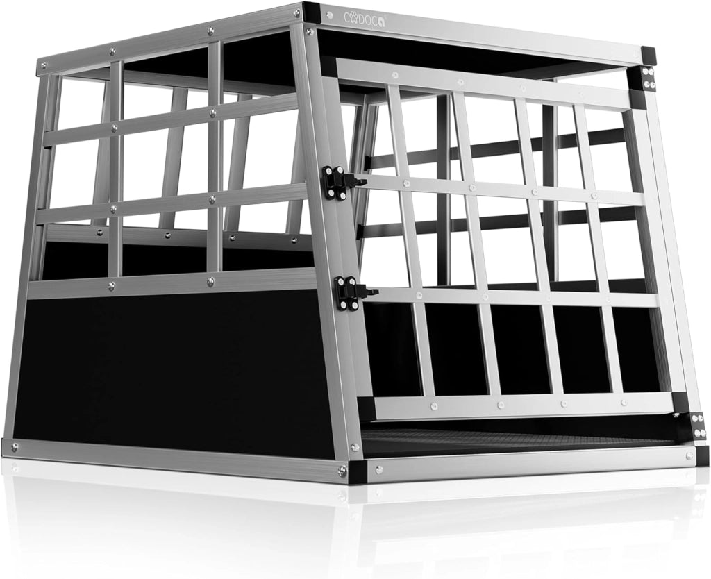 ® Trasportino Cani XL 89x70x51cm Richiudibile Alluminio Impermeabile Box Auto Cagnolini