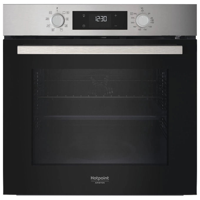 Hotpoint, Forno Elettrico da Incasso, 71L, Nero e Acciaio Inox, HAO 275P X