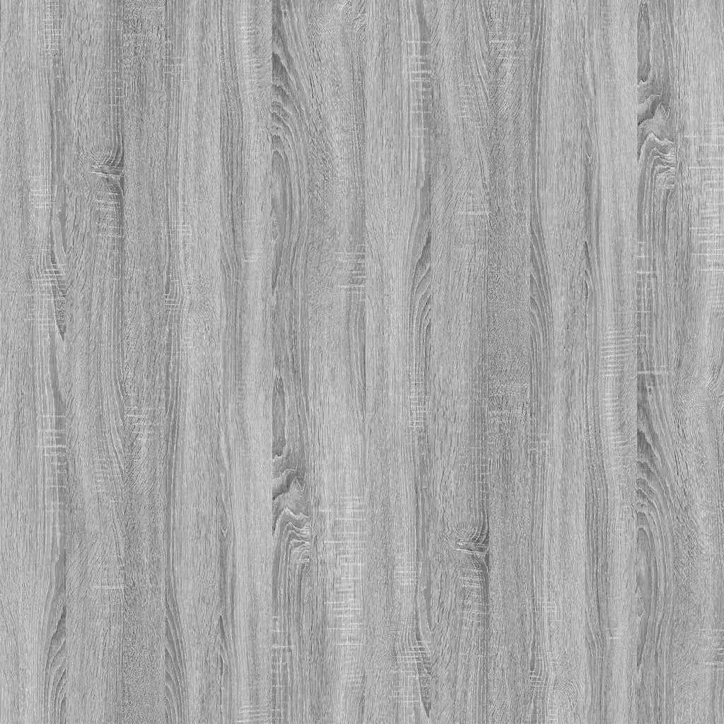 Set Mobili da Bagno 2 pz Grigio Sonoma in Legno Multistrato