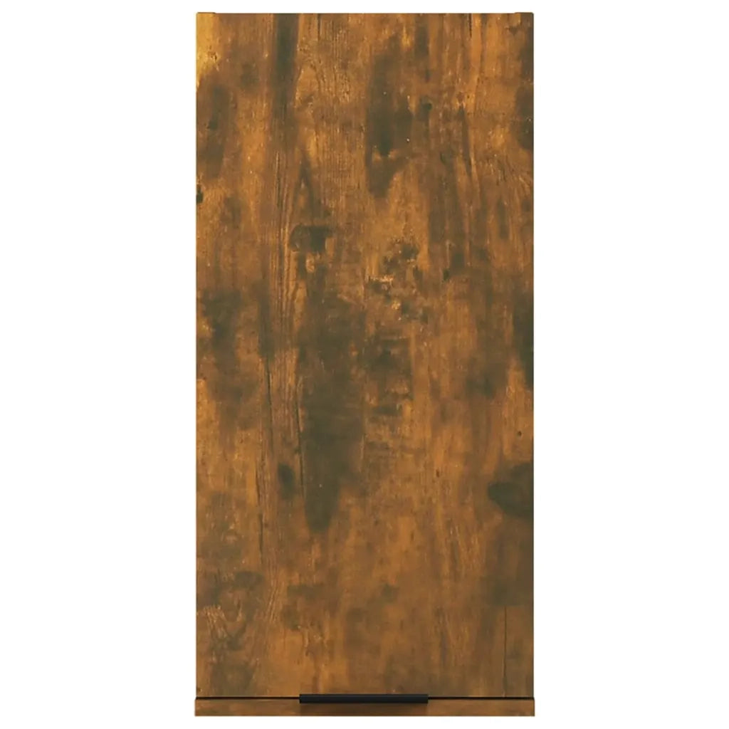 Mobile da Bagno a Parete Rovere Fumo 32x20x67 cm 817060
