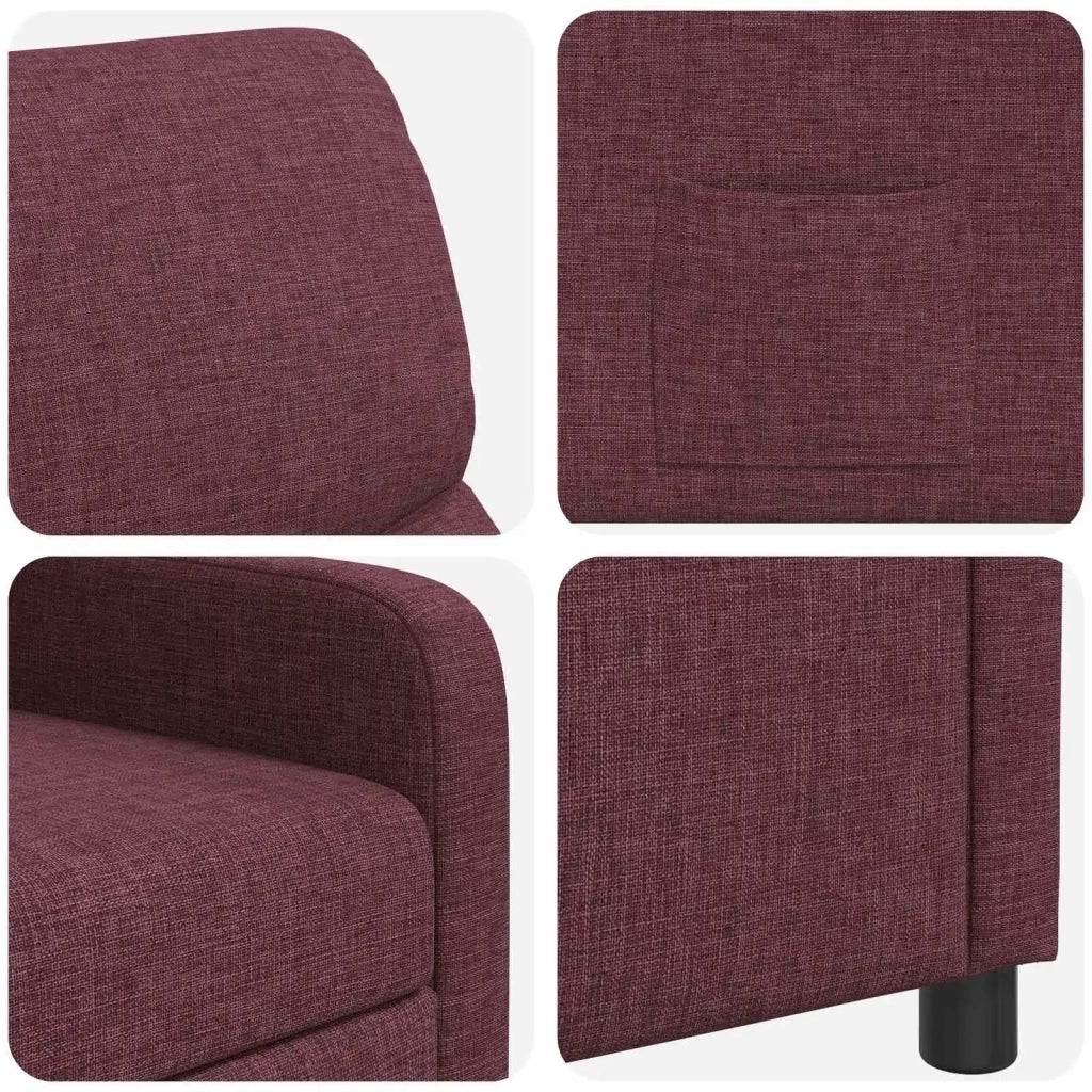 Divano Sedia-Poltrona reclinabile Viola Tessuto 656099