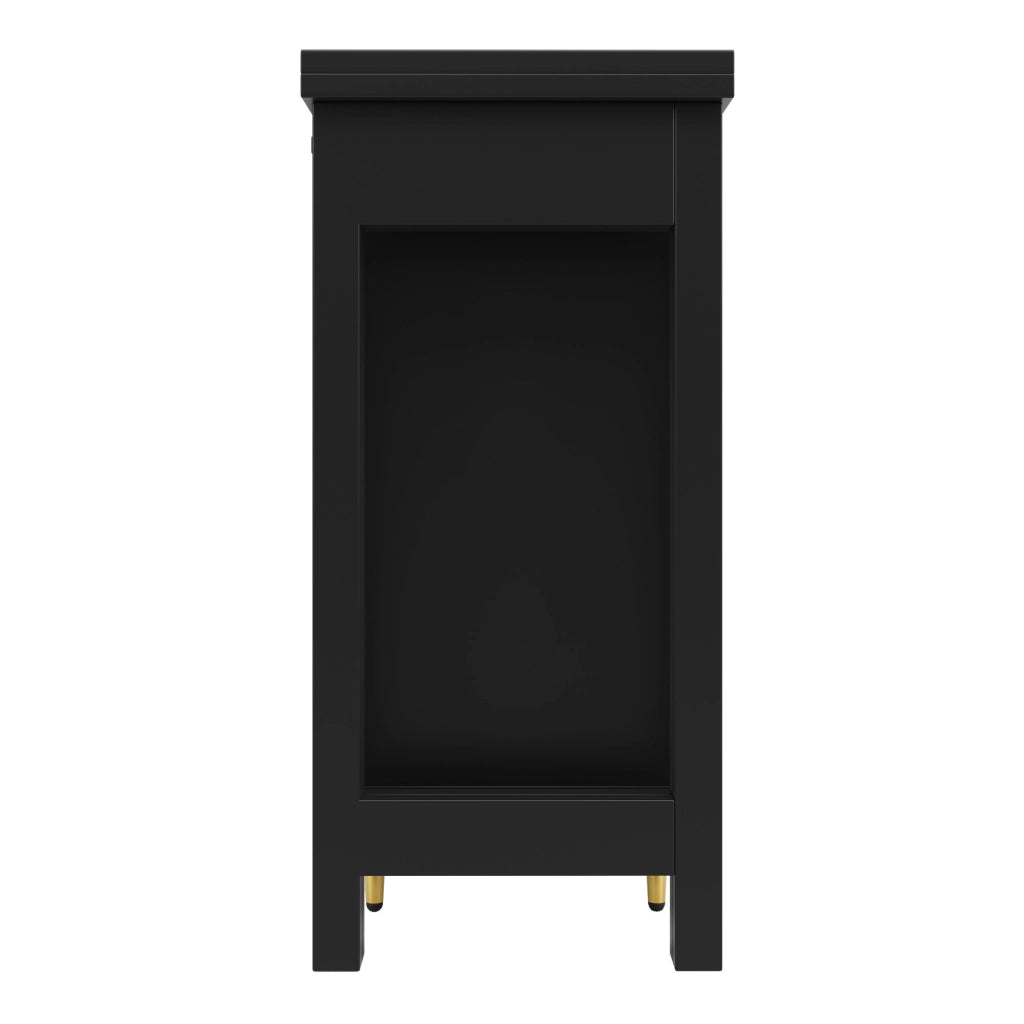 Tavolo da bar girevole 107x40x71.4 cm; estensibile; MDF; nero