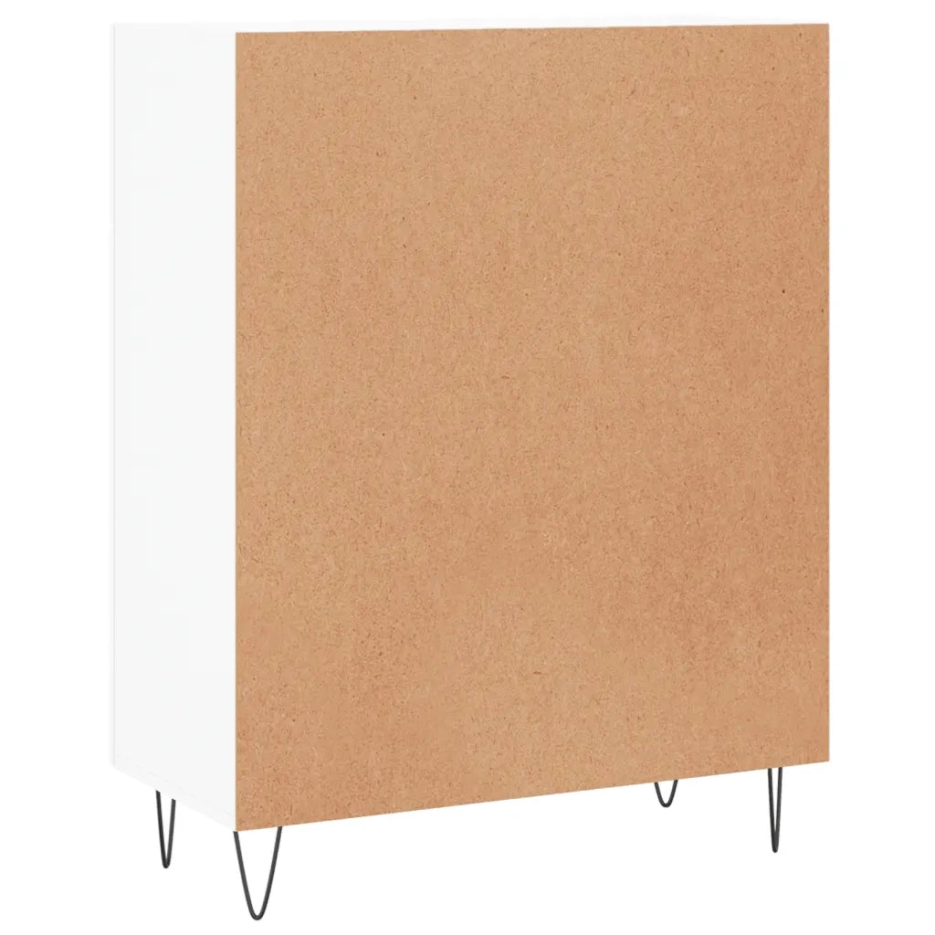 Credenza | Madia | Buffet da pranzo | Armadio da pranzo Bianca 69,5x34x90 cm in Legno Multistrato