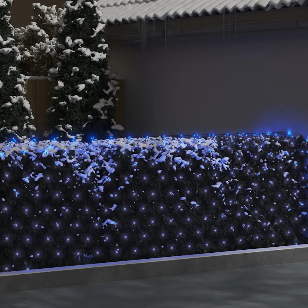 Luci di Natale Rete Blu 4x4m 544 LED Interni Esterni CFW7378419