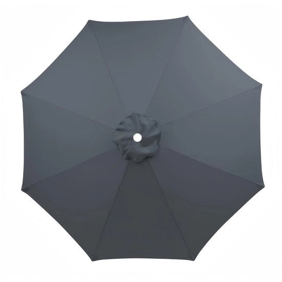 Parasole UV30+ di alta protezione - Coperture parasole sostitutive - Tessuto di poliestere di alta qualità - Lavabile - Beige elegante - Montaggio semplice - Parasole