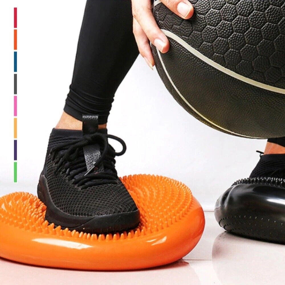 Cuscino gonfiabile balance propriocettivo disco equilibrio fitness yoga pilates