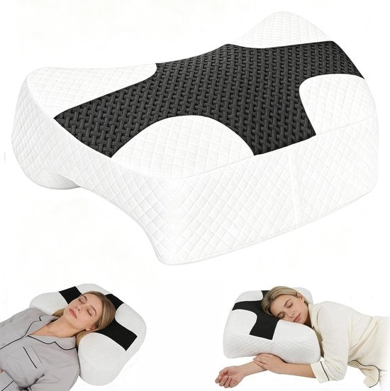 Sfondo Ergonomico per Letto con 3 Fori per Braccia e Schiuma di Alta Densità per Miglior Comfort e Drenaggio del Calore