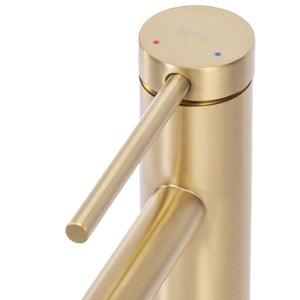 Rubinetto Da Lavabo Rea Foss Gold Brush High