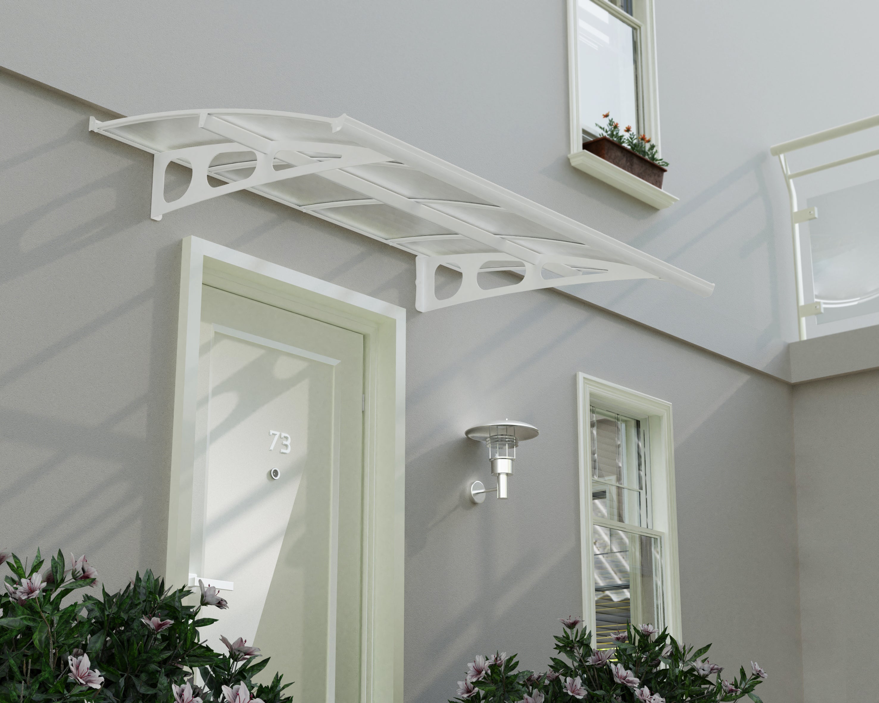 Canopia Bordeaux Pensilina Da Esterno  223X140 cm Doppio Strato