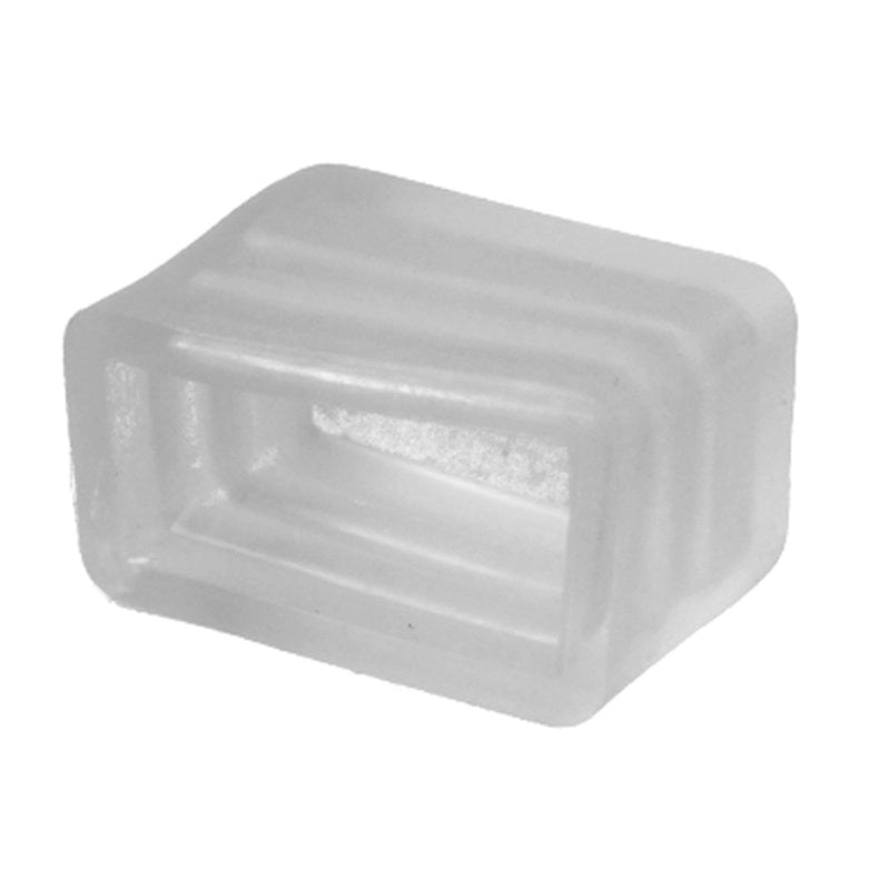 15 Gommini PVC di Chiusura per Striscia LED Impermeabile Passo 12mm Interno 16x8mm