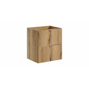 Mobile sottolavabo VANO – 2 cassetti – Colore rovere – L50 × P57 × H39 cm – Da appendere