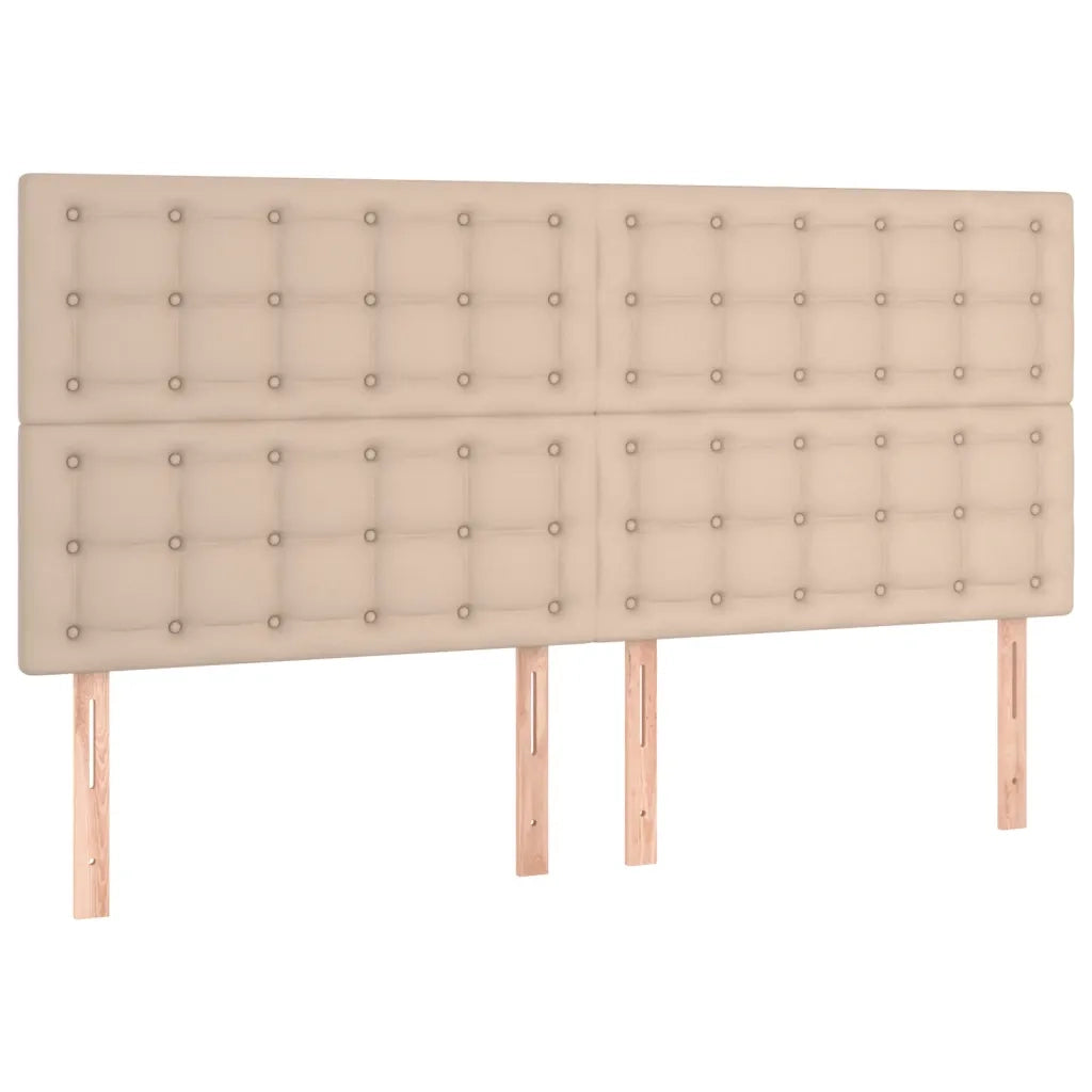Giroletto a Molle con Materasso Cappuccino 160x200cm Similpelle