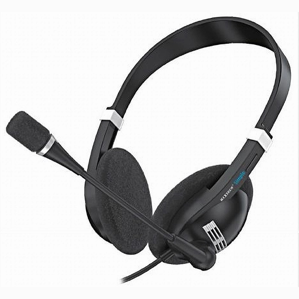 Trade Shop - Cuffie Per Pc/ps4 Stereo Audio Microfono Giochi Musica Con Filo Maxtech Cu-f001 -
