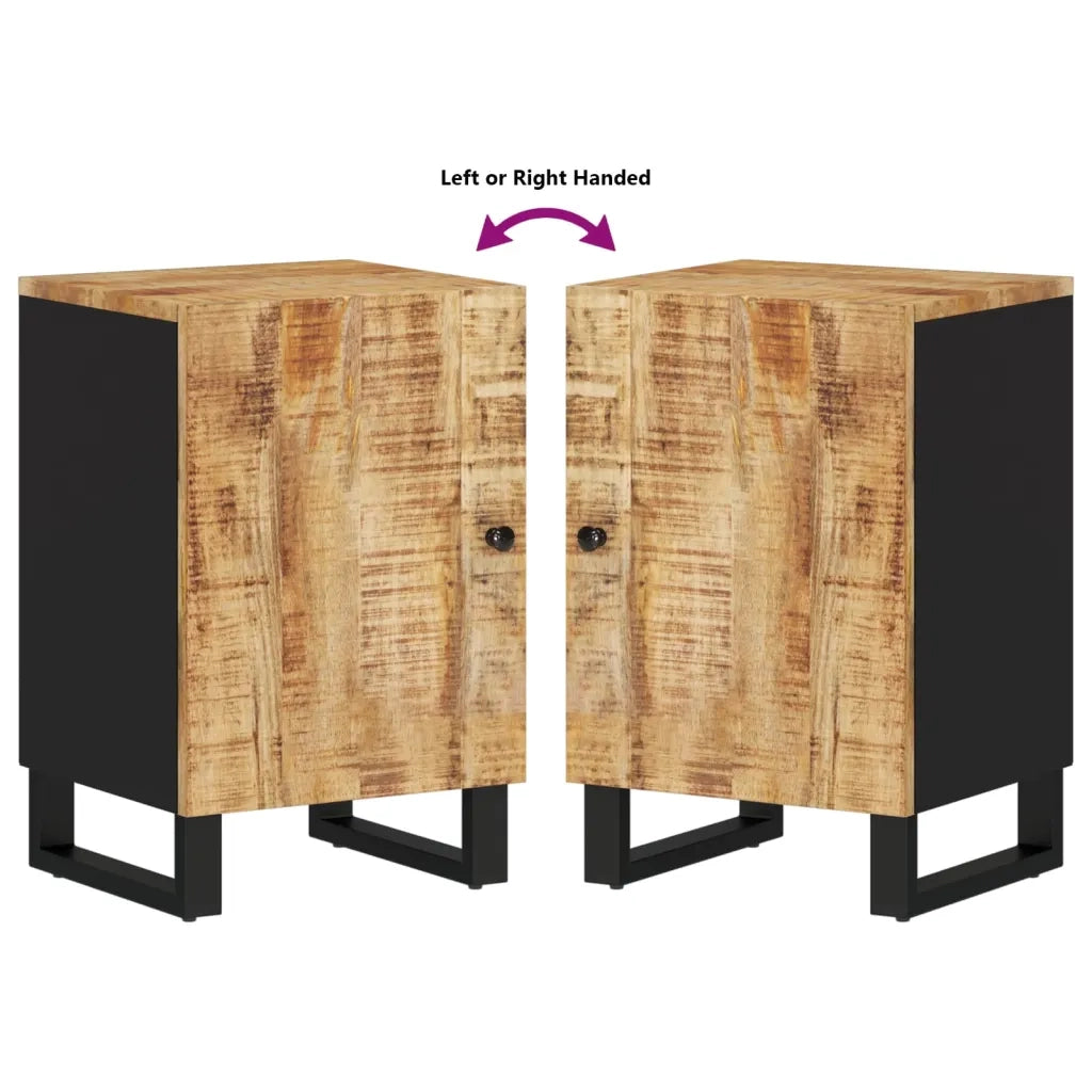 Mobile da Bagno 38x33x58 cm in Legno Massello di Mango 351994