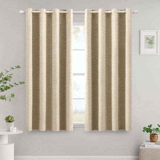 Gordini Isolanti da Calore - Set da 2 - Lunghezza Corta - Stile Lino - 140 cm