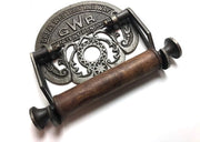 Wandgemontatoio per il risciacquo con design vintage ispirato alle ferrovie GWR in stile vittoriano di Bowley e Jackson
