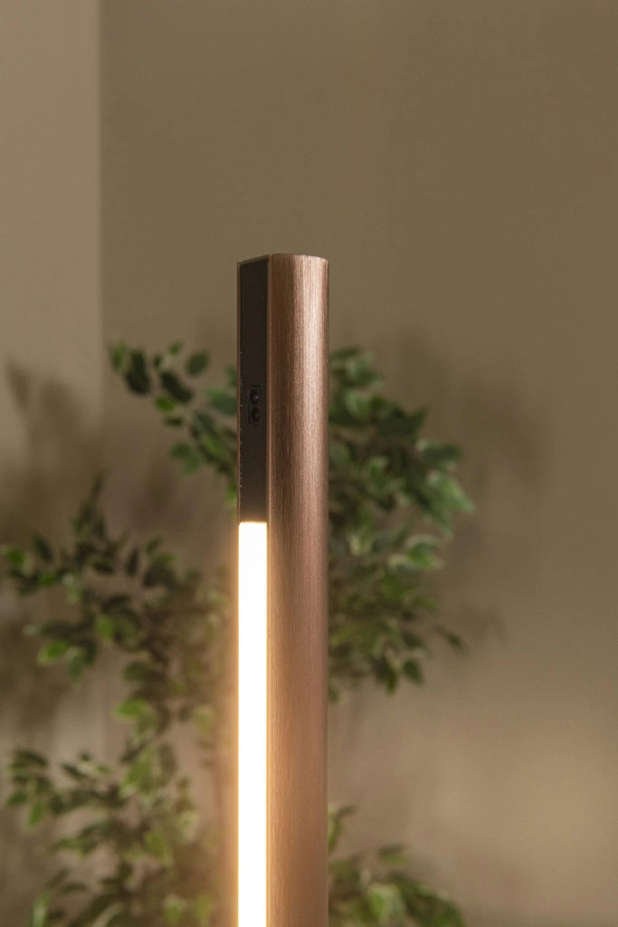 Lampada da terra EQUINOX LED 26W marrone Lucide