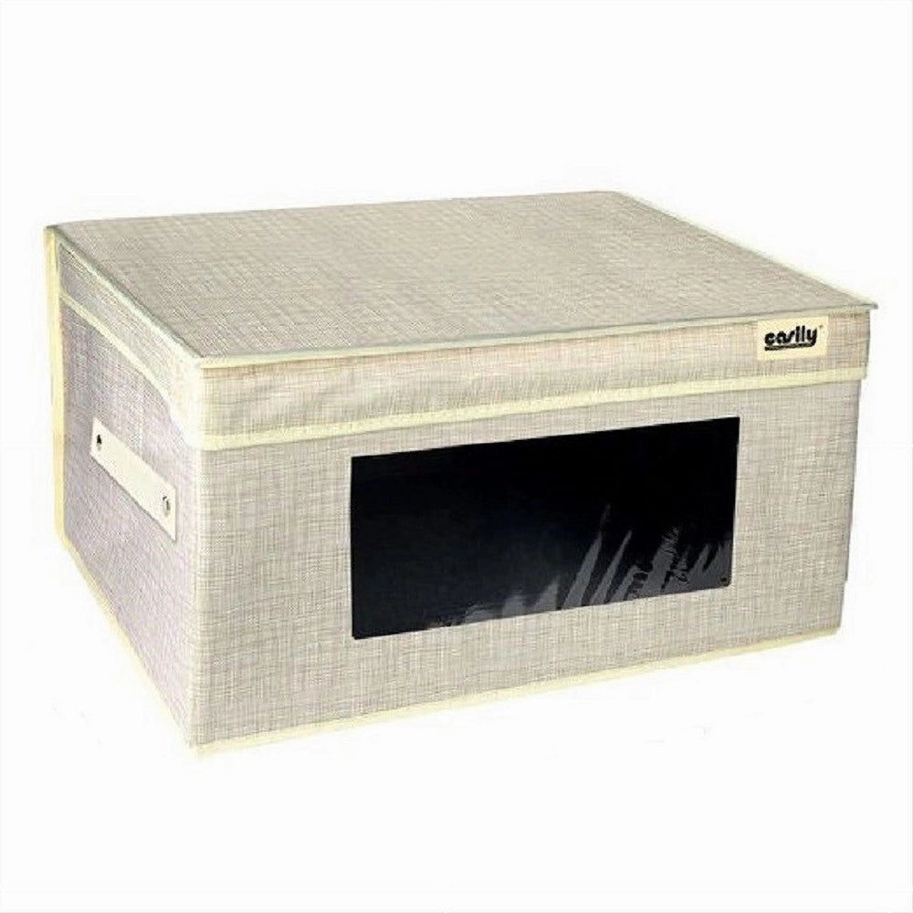 Trade Shop - Box Scatola Salvaspazio Portatutto Contenitore Organizer 40 X 30 X 20 Cm 69699 -