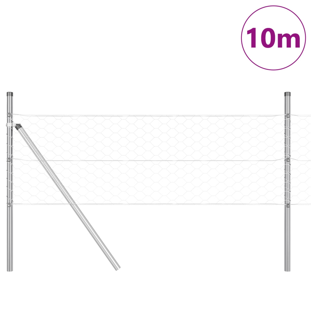 Recinto Esagonale  0.5x10 m Acciaio Zincato