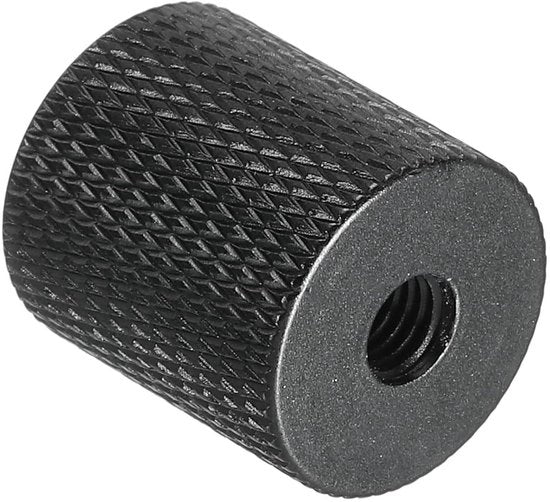 Adattatore per microfoni, da 1/4" bus a M5 viti camera, vite di fissaggio per apparecchiature audio/video nero