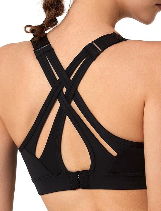 Supporto sportivo con spalla a gomito - Raccordo a schiena - Rivestito - Tessuto mesh - Cinture regolabili - Adatto per fitness/yoga - Top sportivo 

o
Modello: SC-001
 Materiale: 80% Nylon, 20% Elastan
 Dimensioni: 35-45 cm